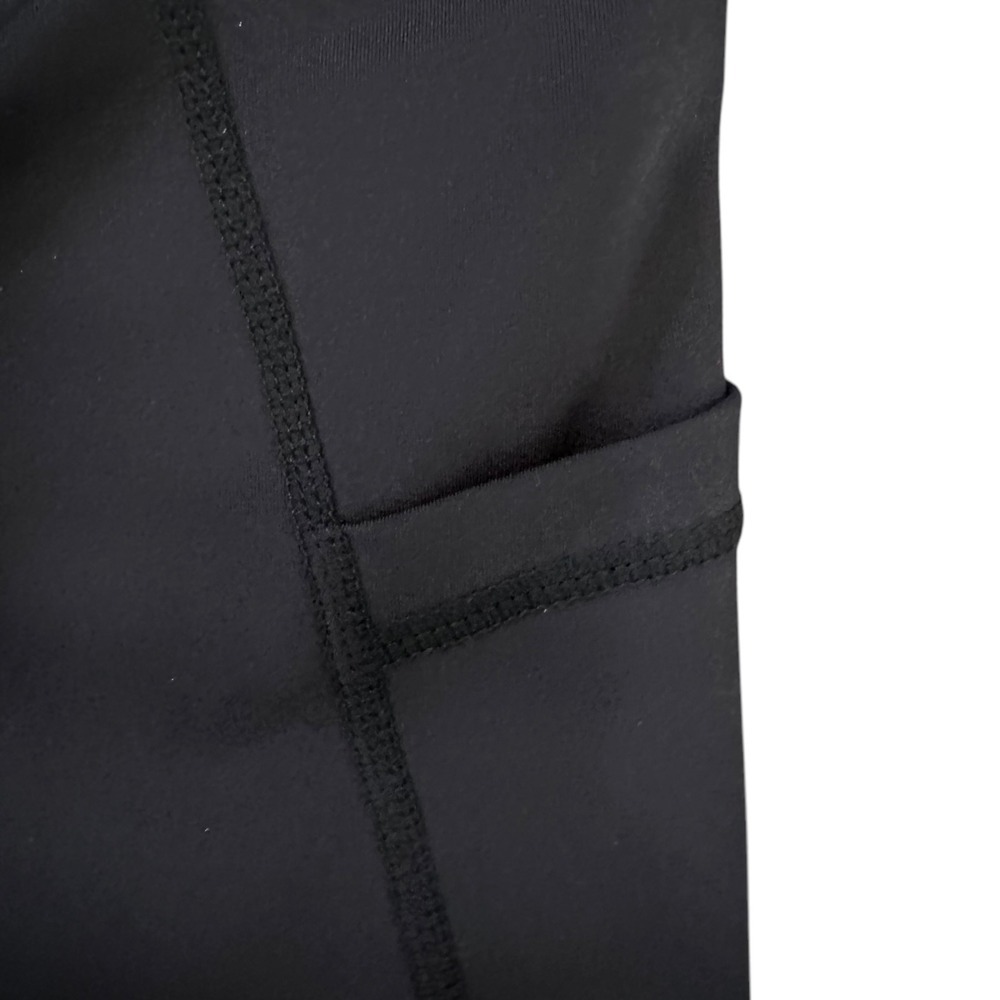 AVA Athletic Shorts High Waist Yoga Workout Pocket Bike Shorts Black - Picture 6 of 12